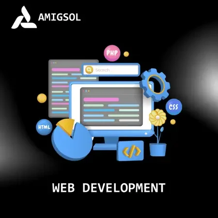 Web development screen showing
